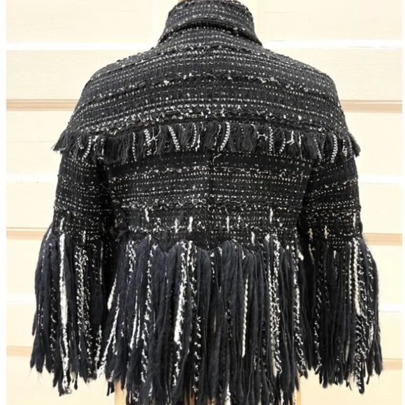 Chanel 2010 Arctic Ice fringe jacket, size 38 - Picture 2 of 5